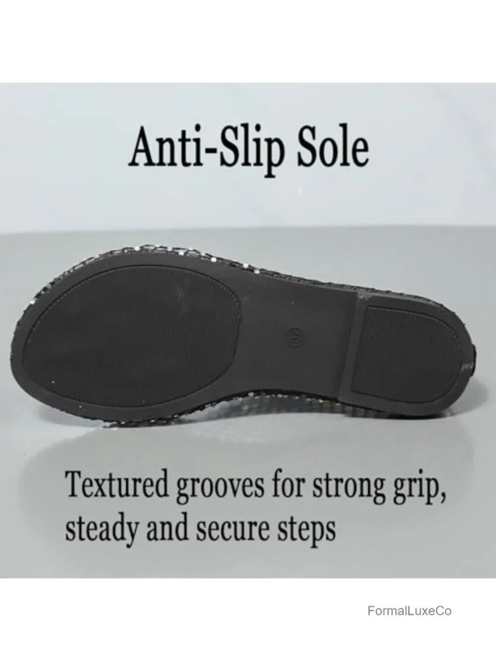 Sparkly Rhinestone Mesh Ballet Flats - Breathable Slip-On Comfort Sandals